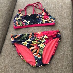 Hawaiian Print Calia Bikini 👙